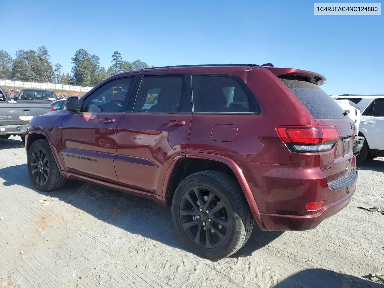 2022 Jeep Grand Cherokee Laredo E VIN: 1C4RJFAG4NC124880 Lot: 75826644