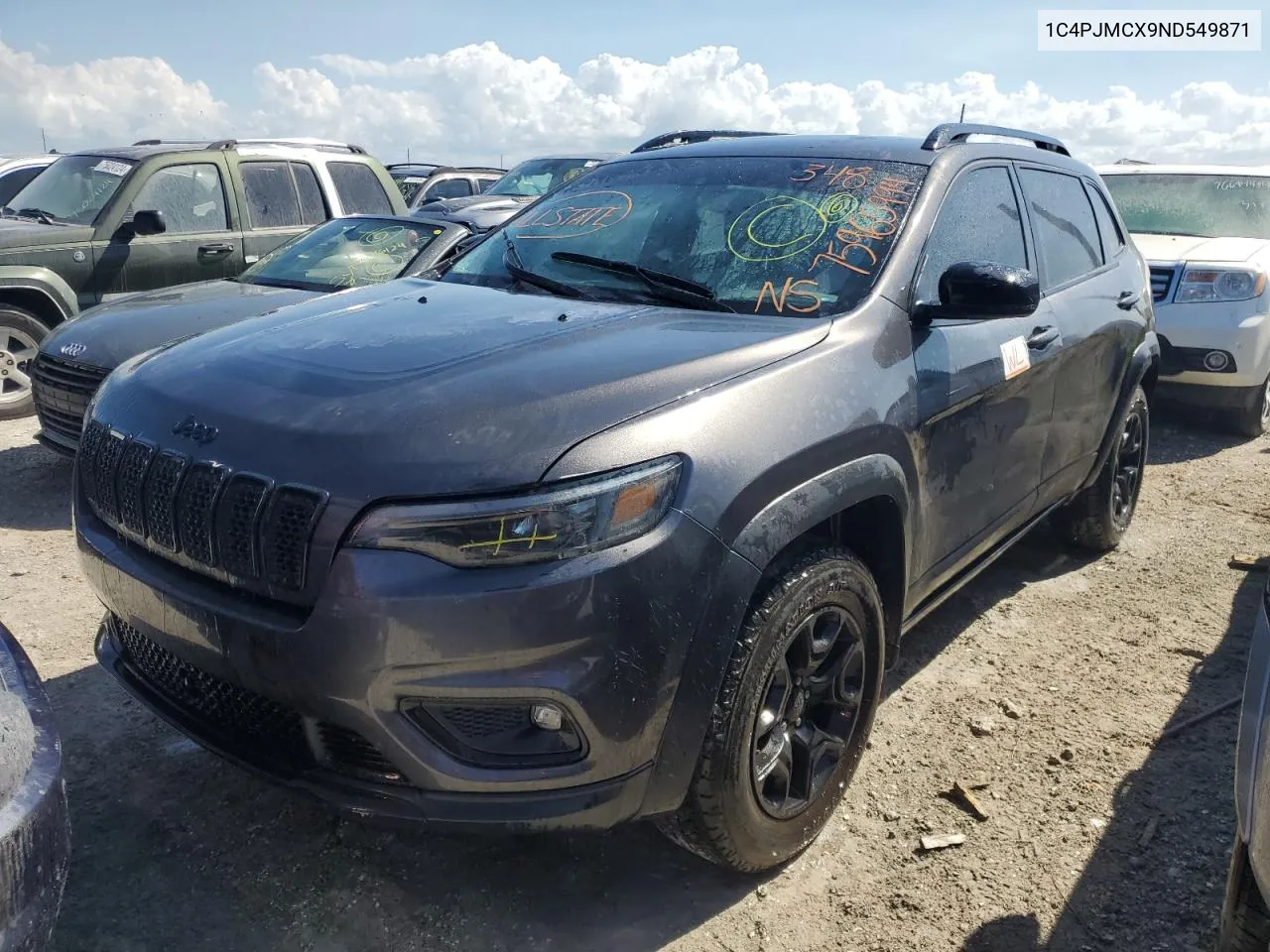 2022 Jeep Cherokee Latitude VIN: 1C4PJMCX9ND549871 Lot: 75965994