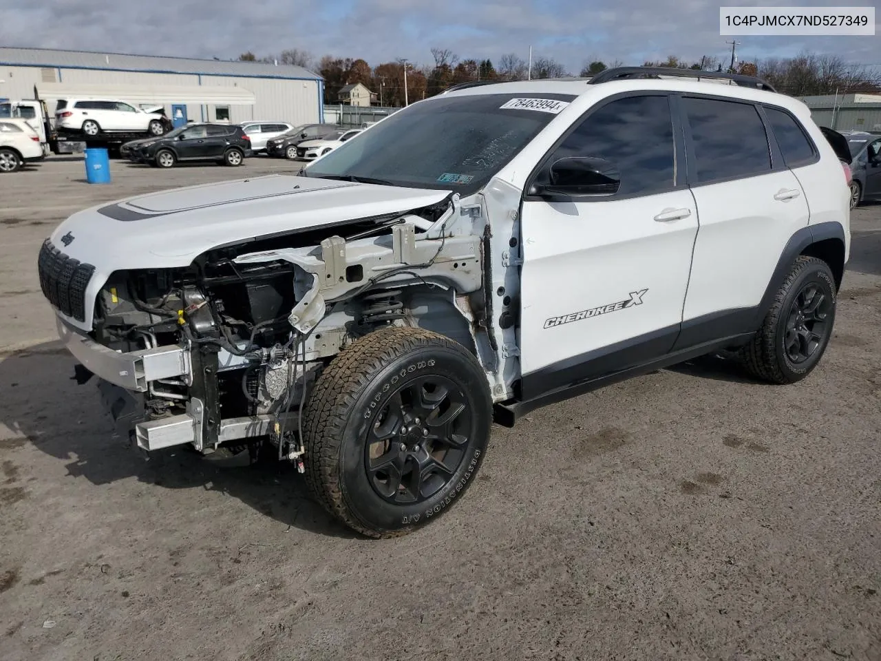 2022 Jeep Cherokee Latitude VIN: 1C4PJMCX7ND527349 Lot: 78463994