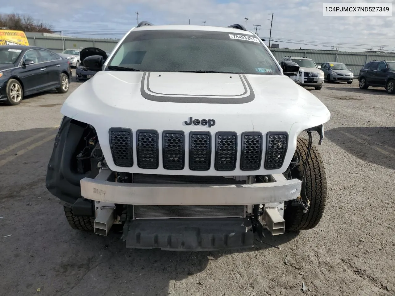 2022 Jeep Cherokee Latitude VIN: 1C4PJMCX7ND527349 Lot: 78463994