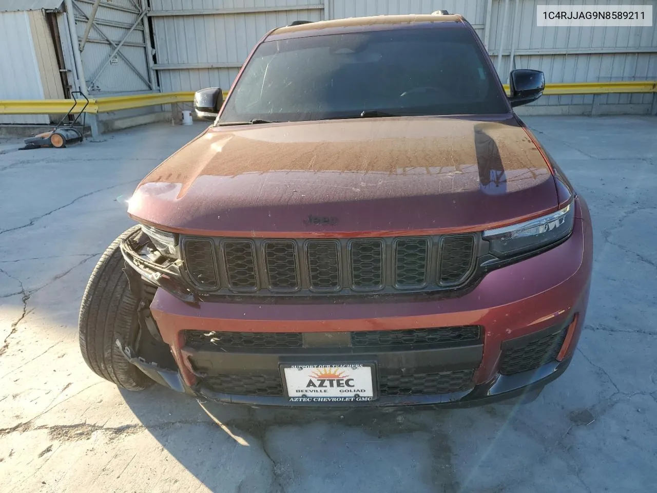 2022 Jeep Grand Cherokee L Laredo VIN: 1C4RJJAG9N8589211 Lot: 80352564