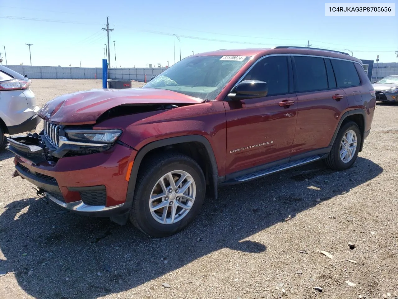 2023 Jeep Grand Cherokee L Laredo VIN: 1C4RJKAG3P8705656 Lot: 53805624