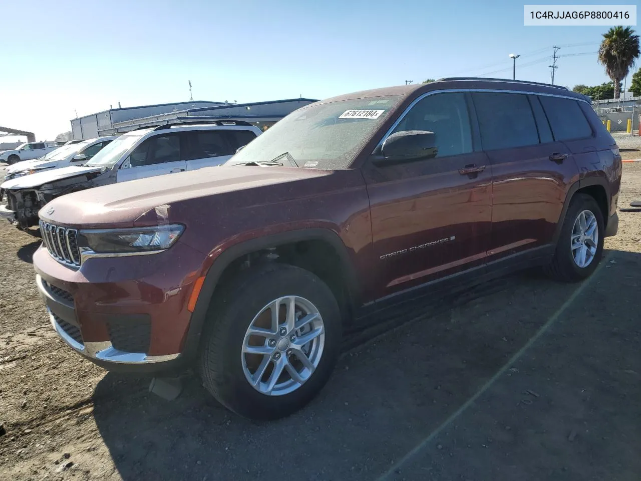 2023 Jeep Grand Cherokee L Laredo VIN: 1C4RJJAG6P8800416 Lot: 67612184