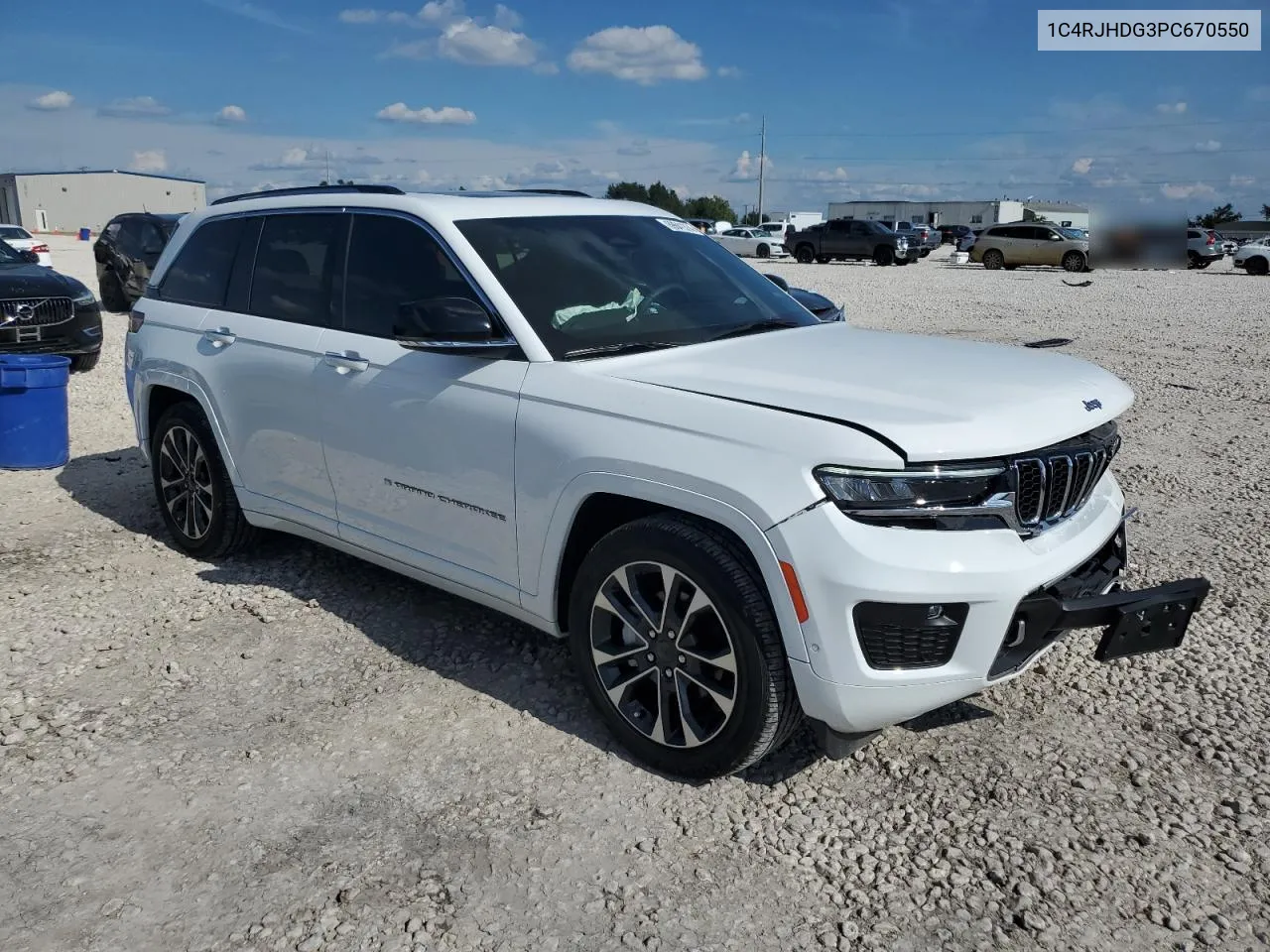 2023 Jeep Grand Cherokee Overland VIN: 1C4RJHDG3PC670550 Lot: 69641374