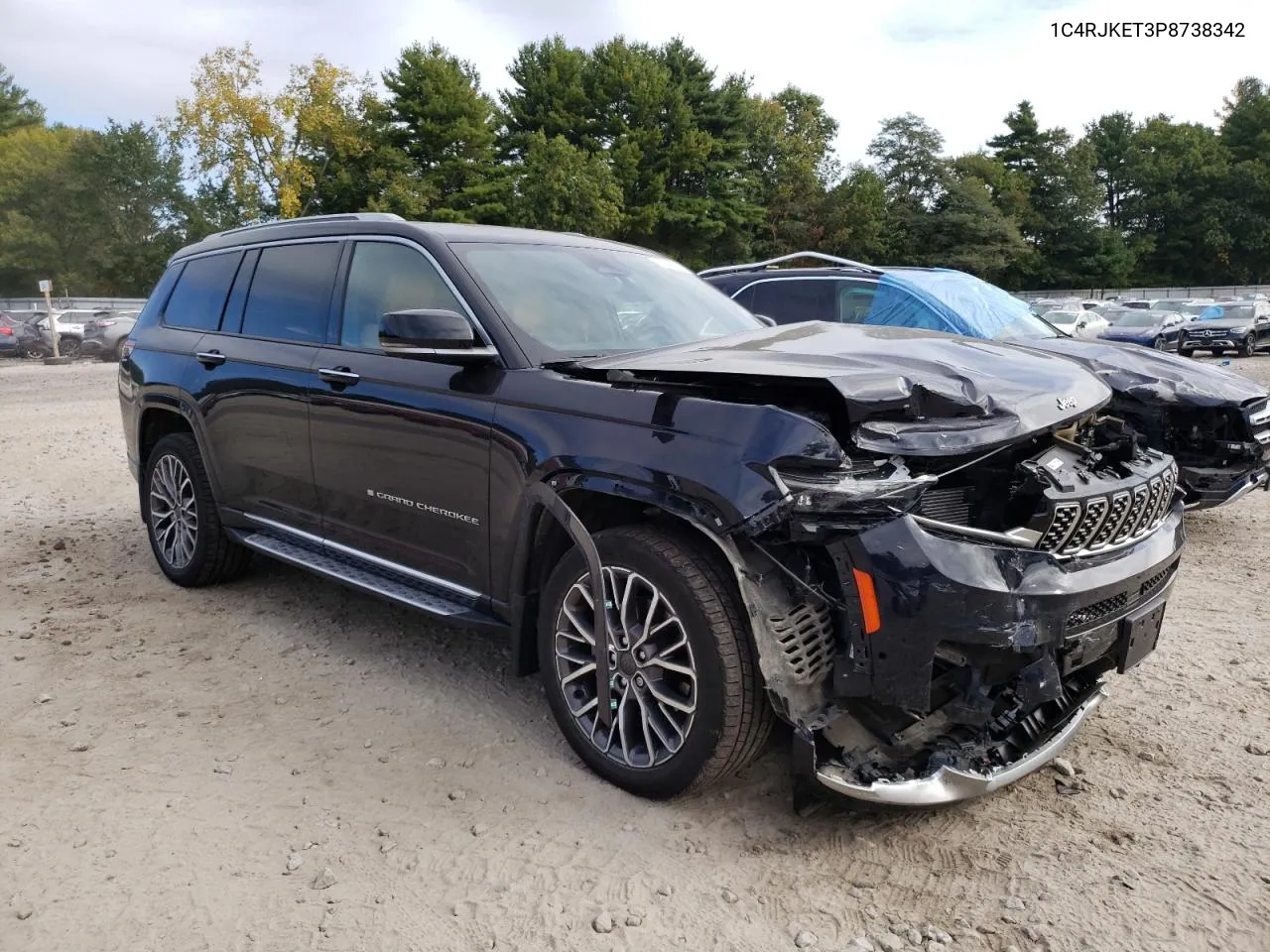 2023 Jeep Grand Cherokee L Summit VIN: 1C4RJKET3P8738342 Lot: 71242624