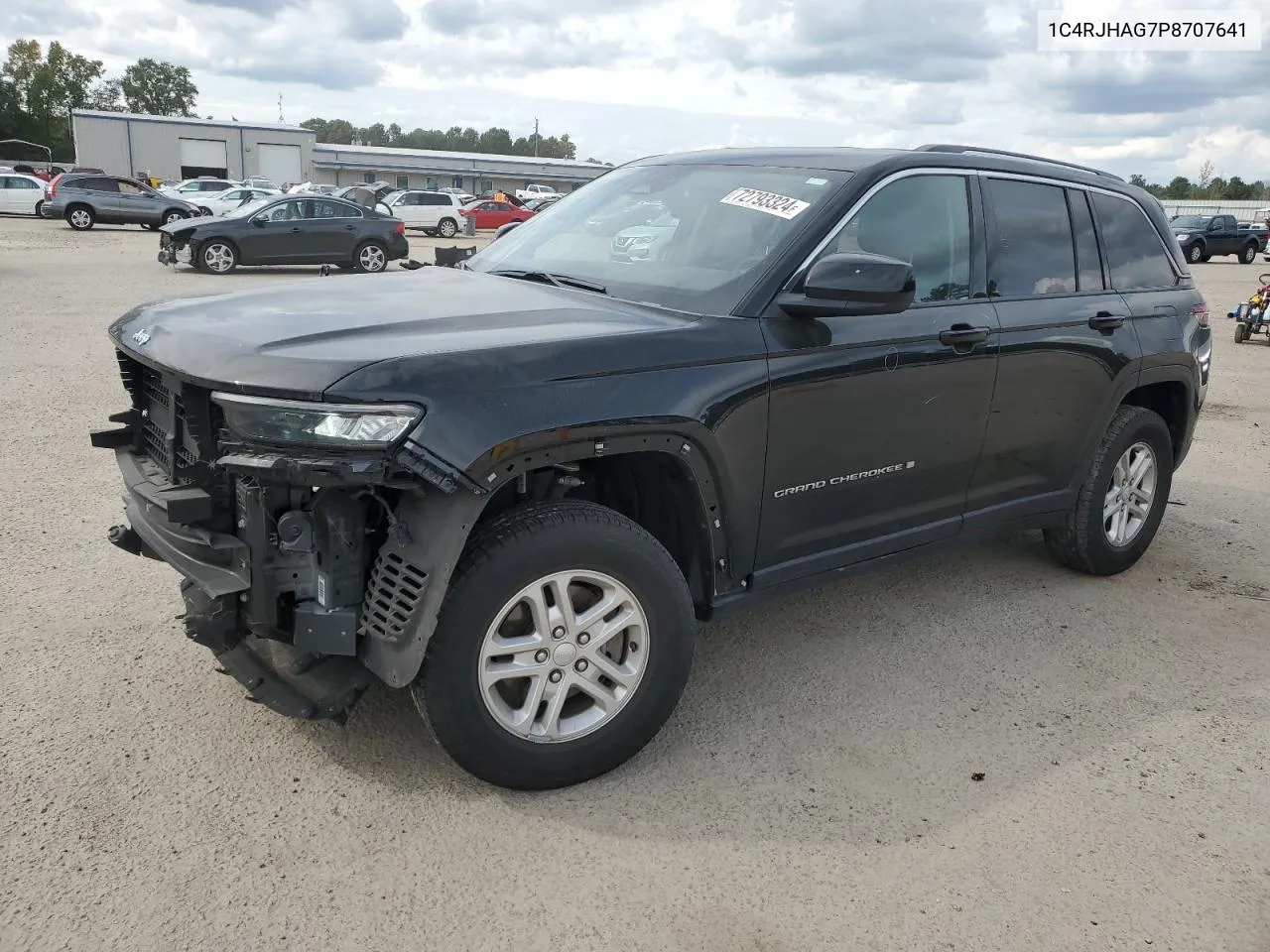 2023 Jeep Grand Cherokee Laredo VIN: 1C4RJHAG7P8707641 Lot: 72793324