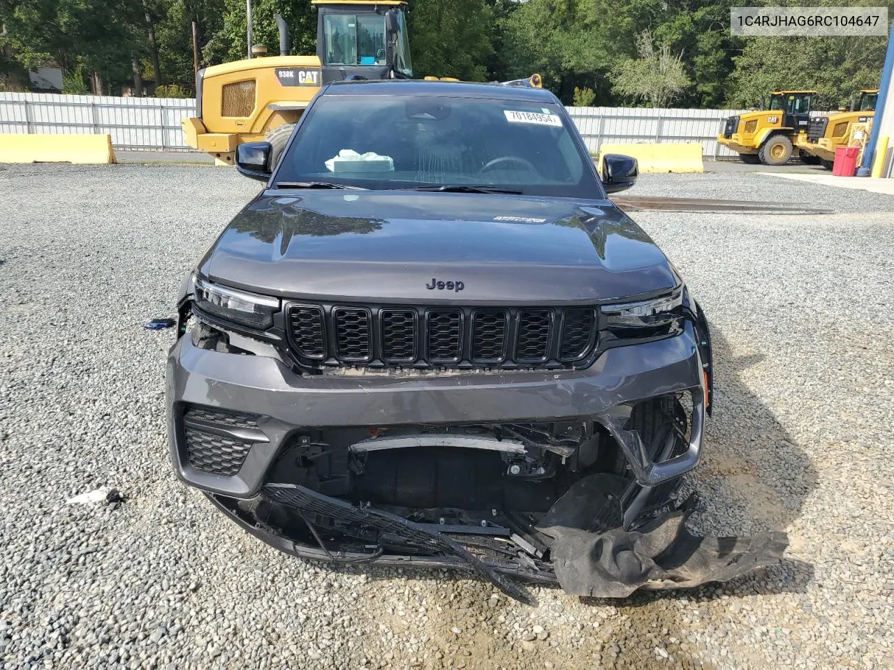 2024 Jeep Grand Cherokee Laredo VIN: 1C4RJHAG6RC104647 Lot: 70184954