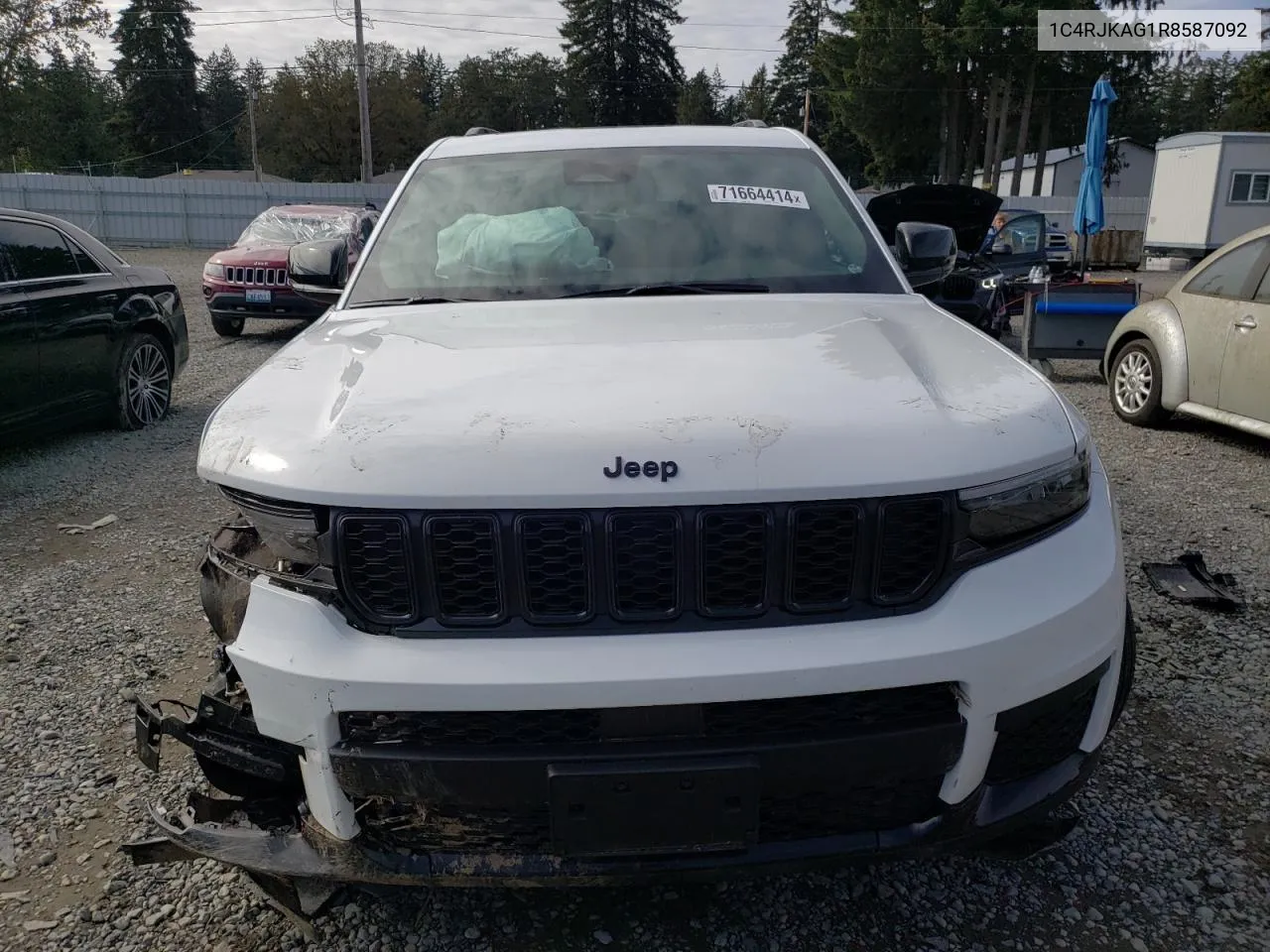 2024 Jeep Grand Cherokee L Laredo VIN: 1C4RJKAG1R8587092 Lot: 71664414