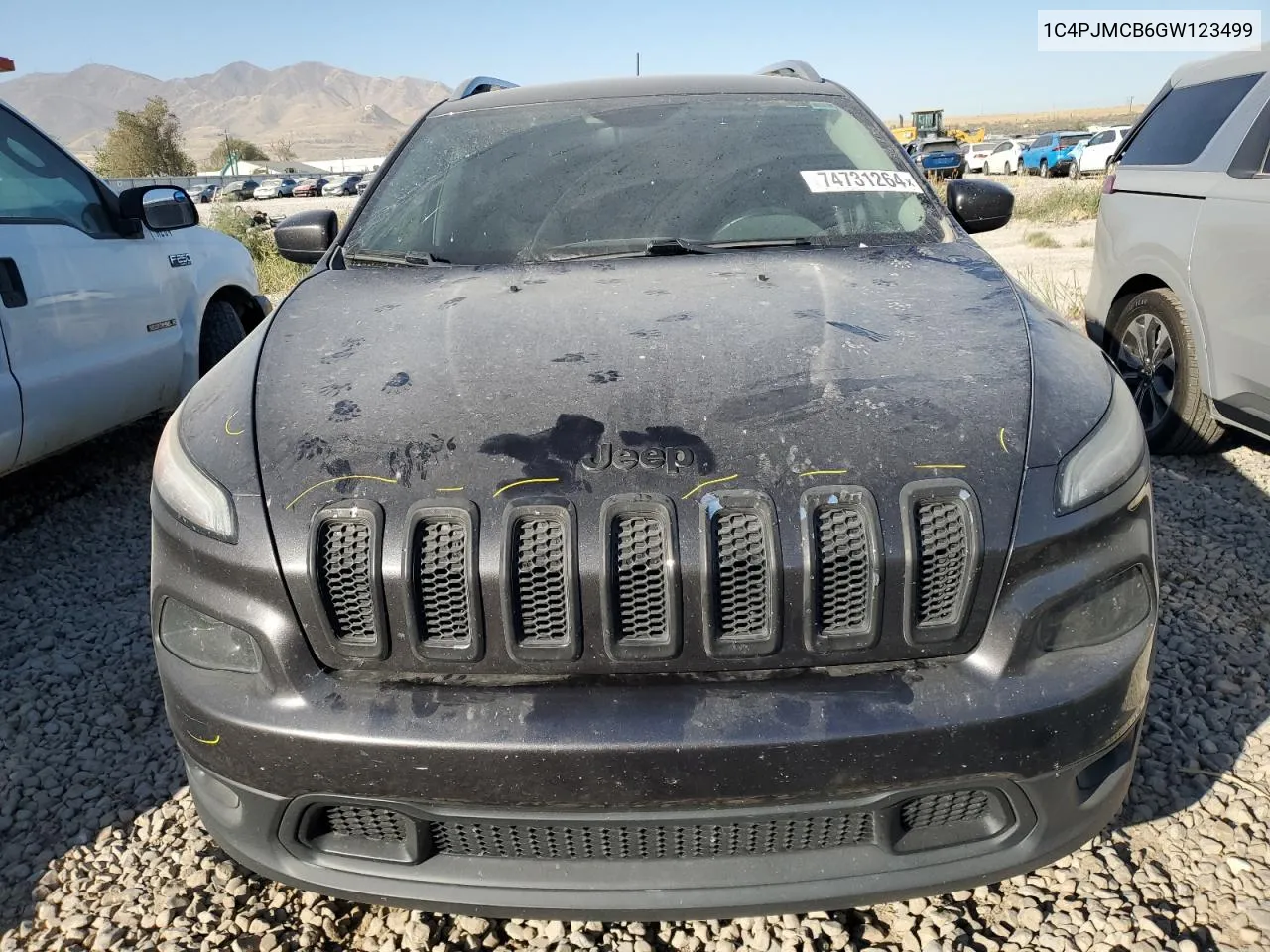 2024 Jeep Cherokee Latitude VIN: 1C4PJMCB6GW123499 Lot: 74731264