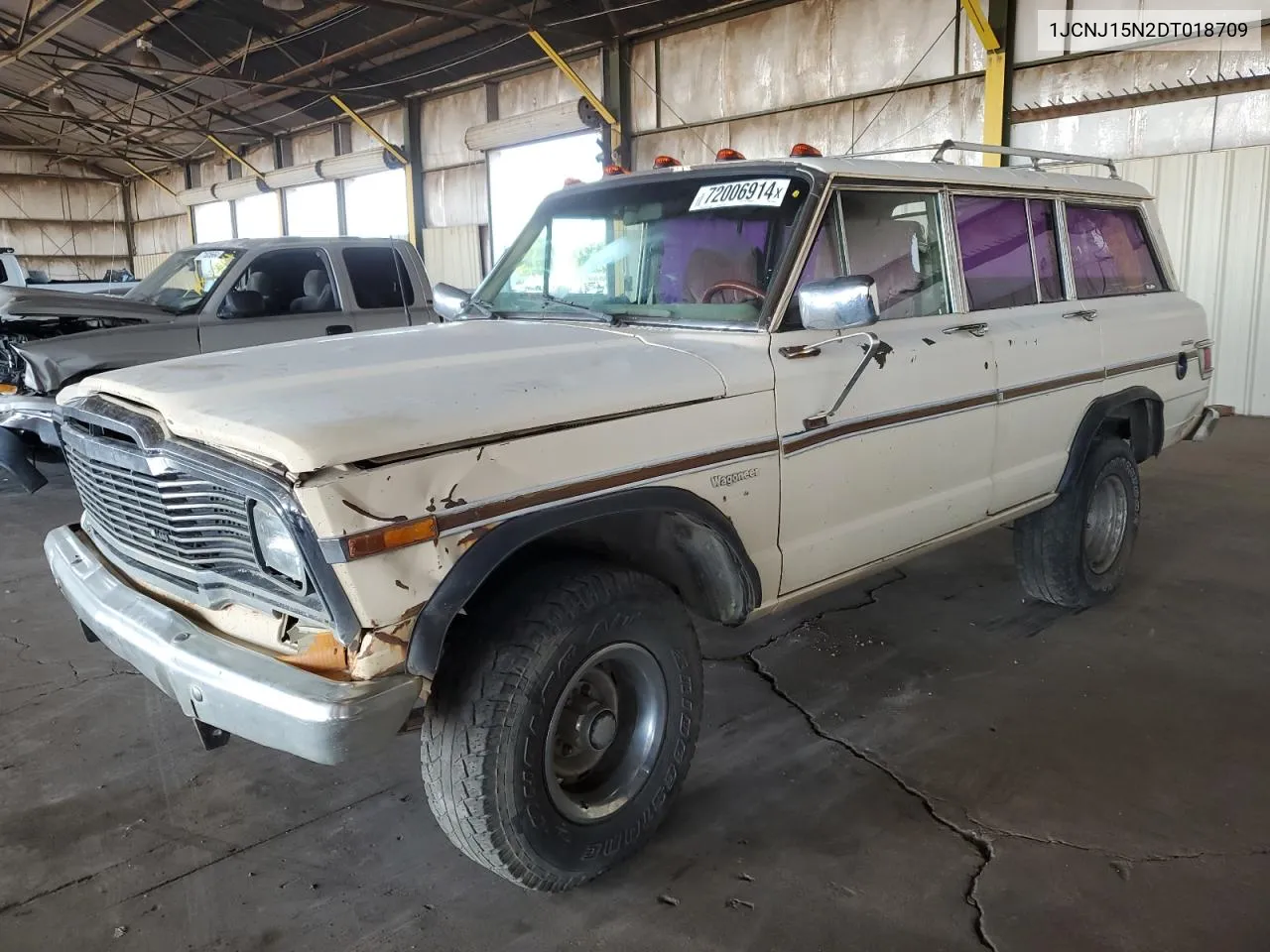 1983 Jeep Wagoneer VIN: 1JCNJ15N2DT018709 Lot: 72006914