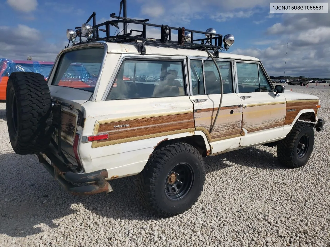 1986 Jeep Grand Wagoneer VIN: 1JCNJ15U8GT065531 Lot: 68856474