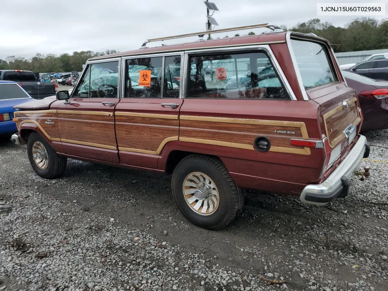 1986 Jeep Grand Wagoneer VIN: 1JCNJ15U6GT029563 Lot: 78917364