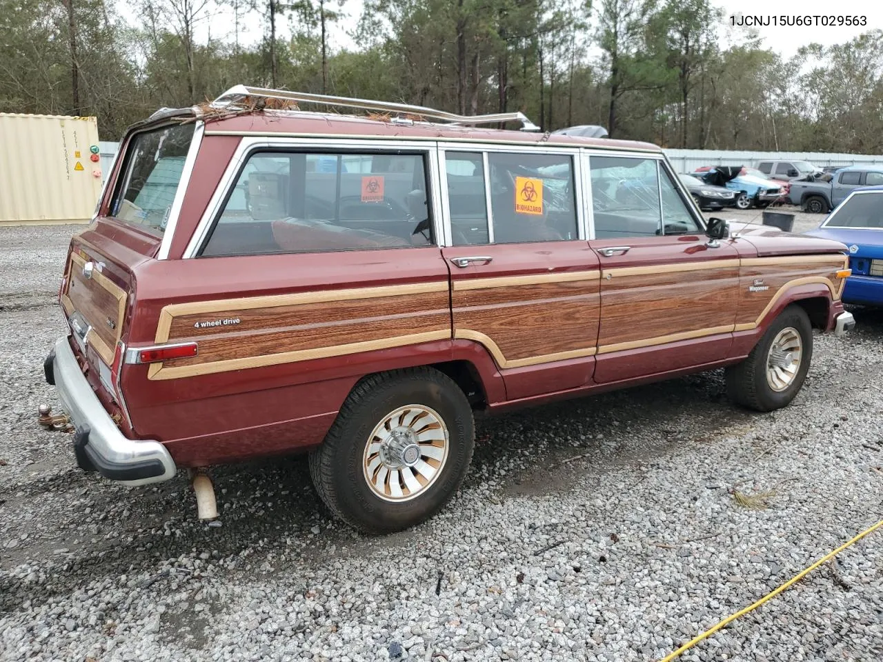 1986 Jeep Grand Wagoneer VIN: 1JCNJ15U6GT029563 Lot: 78917364