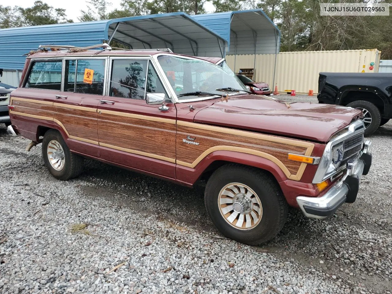 1986 Jeep Grand Wagoneer VIN: 1JCNJ15U6GT029563 Lot: 78917364