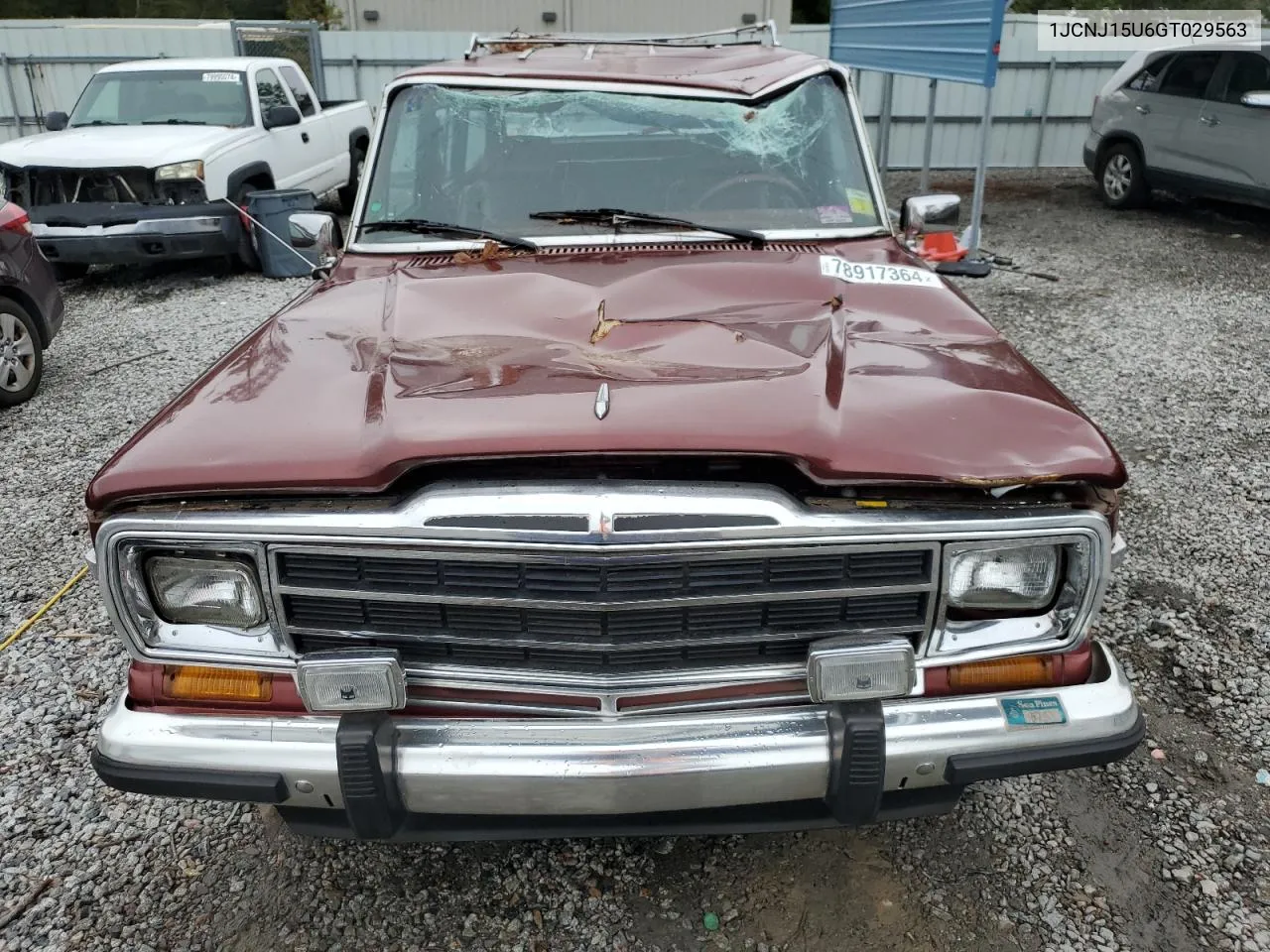 1986 Jeep Grand Wagoneer VIN: 1JCNJ15U6GT029563 Lot: 78917364