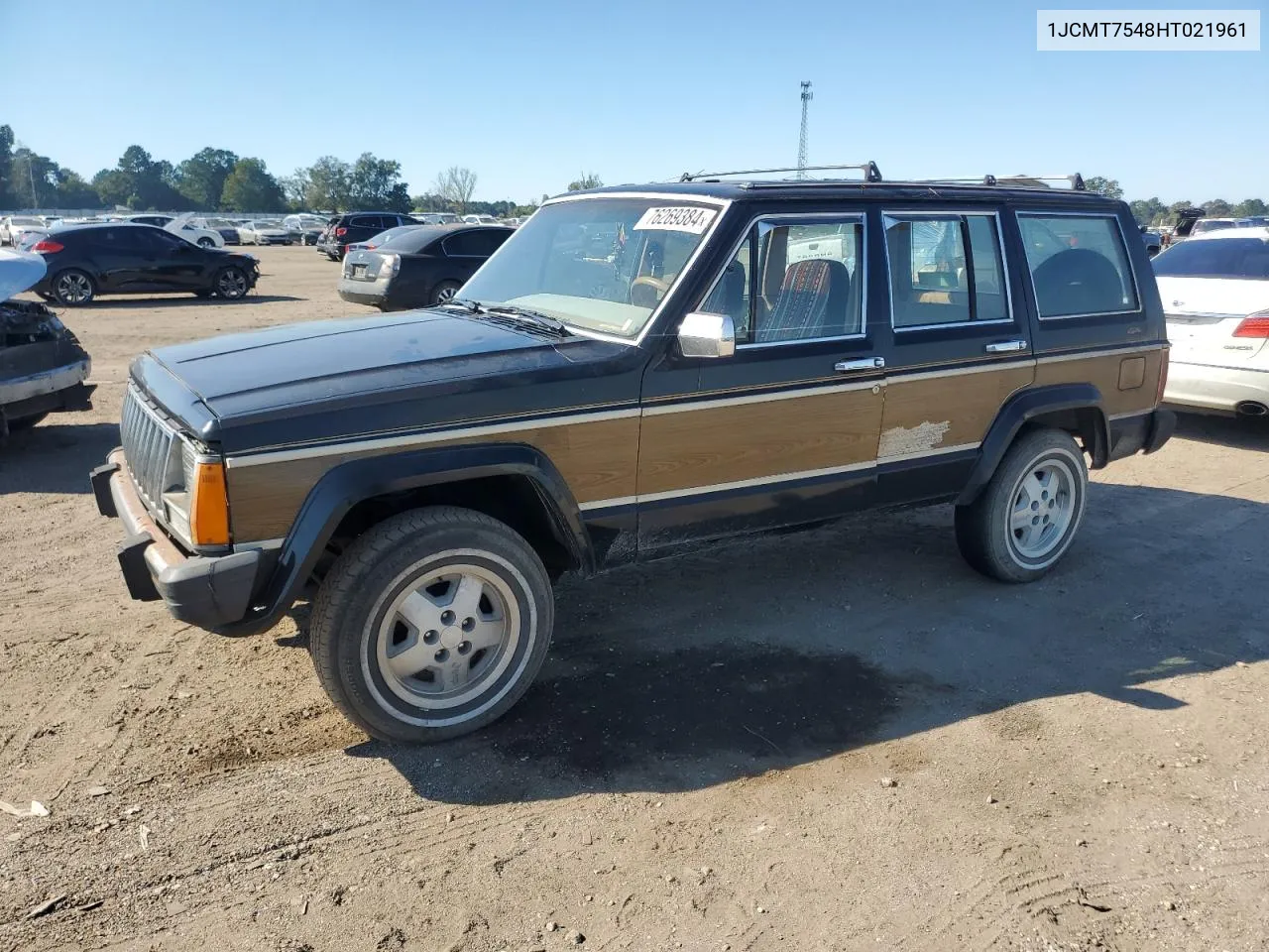 1987 Jeep Wagoneer Limited VIN: 1JCMT7548HT021961 Lot: 76269384