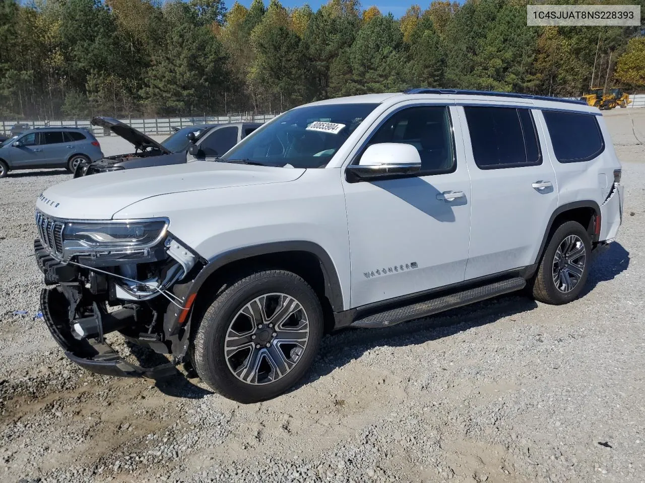 2022 Jeep Wagoneer Series I VIN: 1C4SJUAT8NS228393 Lot: 80853904