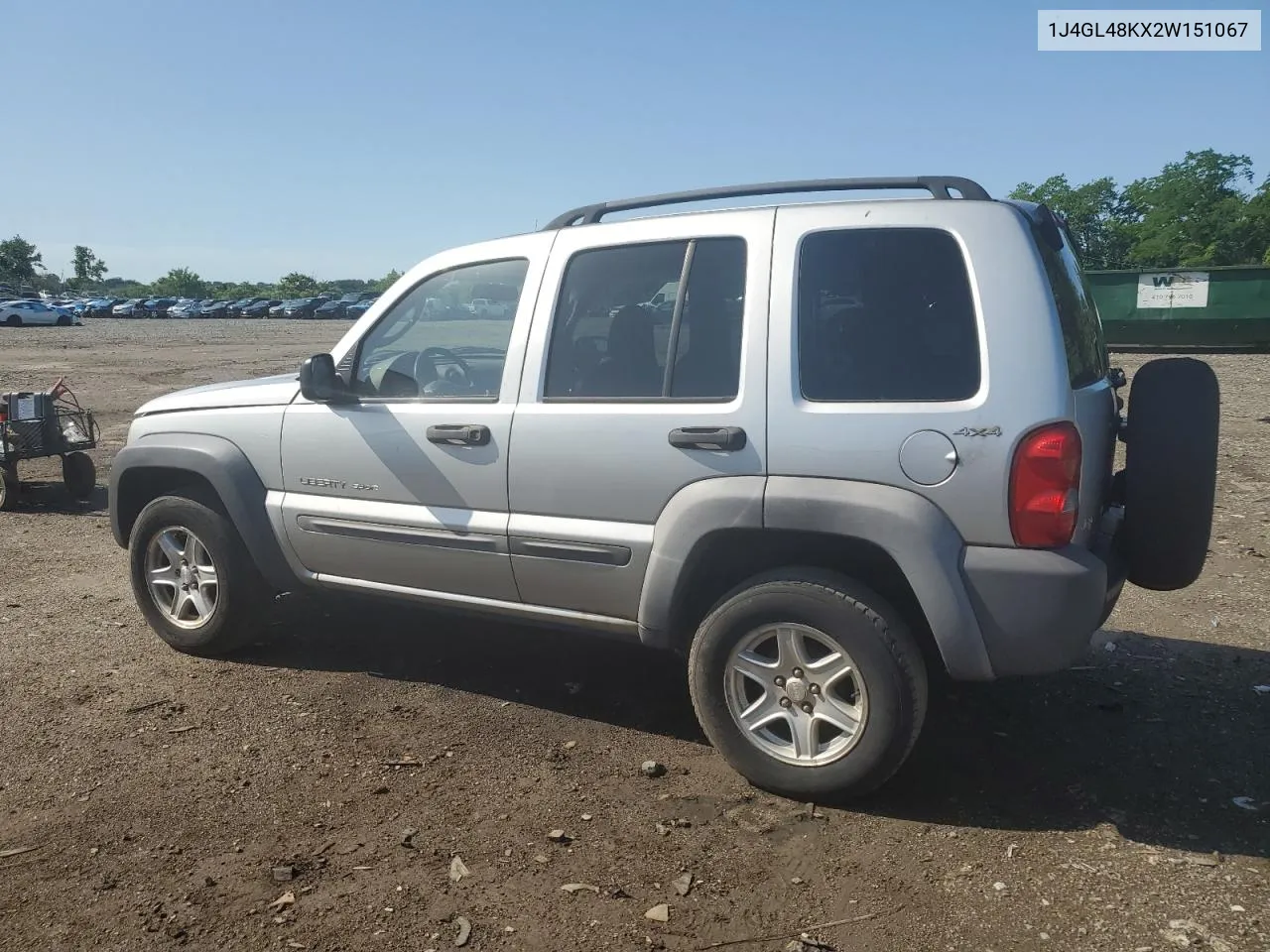 1J4GL48KX2W151067 2002 Jeep Liberty Sport