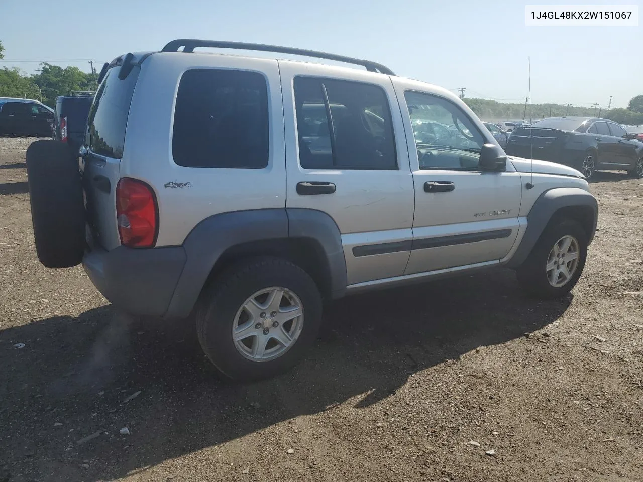 1J4GL48KX2W151067 2002 Jeep Liberty Sport