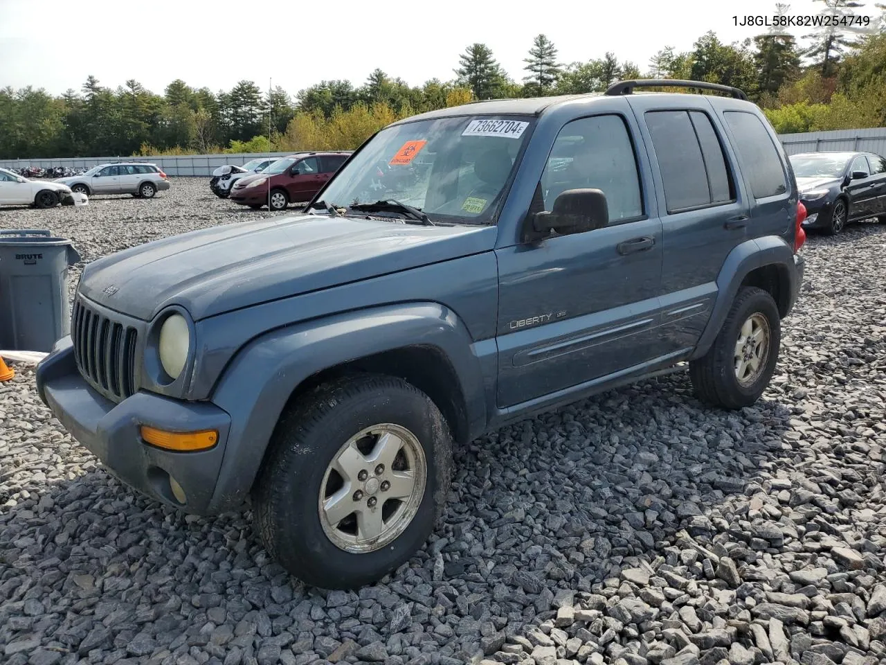 2002 Jeep Liberty Limited VIN: 1J8GL58K82W254749 Lot: 73662704