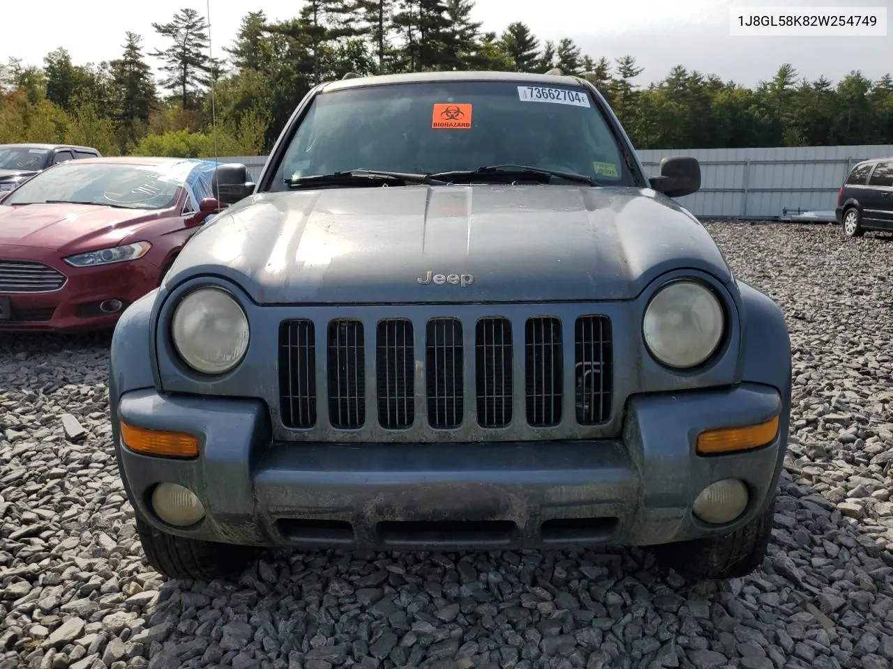 2002 Jeep Liberty Limited VIN: 1J8GL58K82W254749 Lot: 73662704