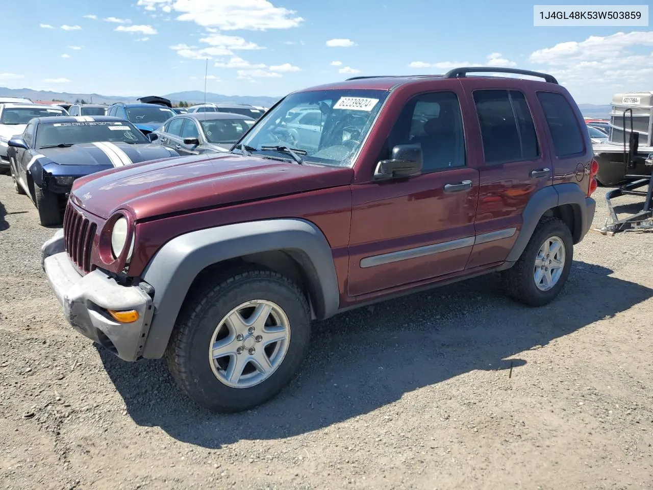 1J4GL48K53W503859 2003 Jeep Liberty Sport