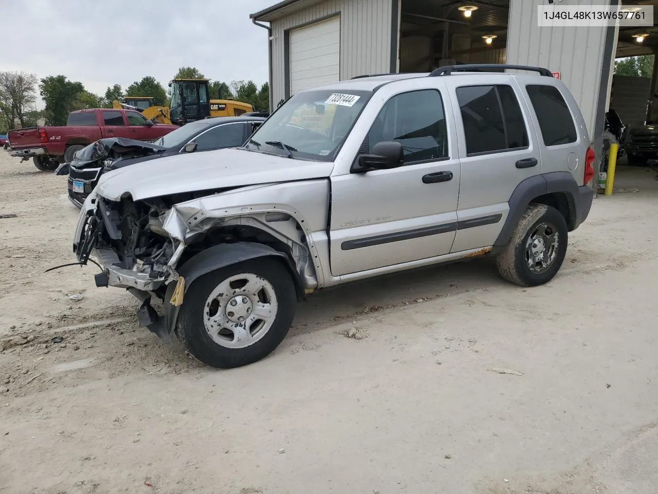 1J4GL48K13W657761 2003 Jeep Liberty Sport