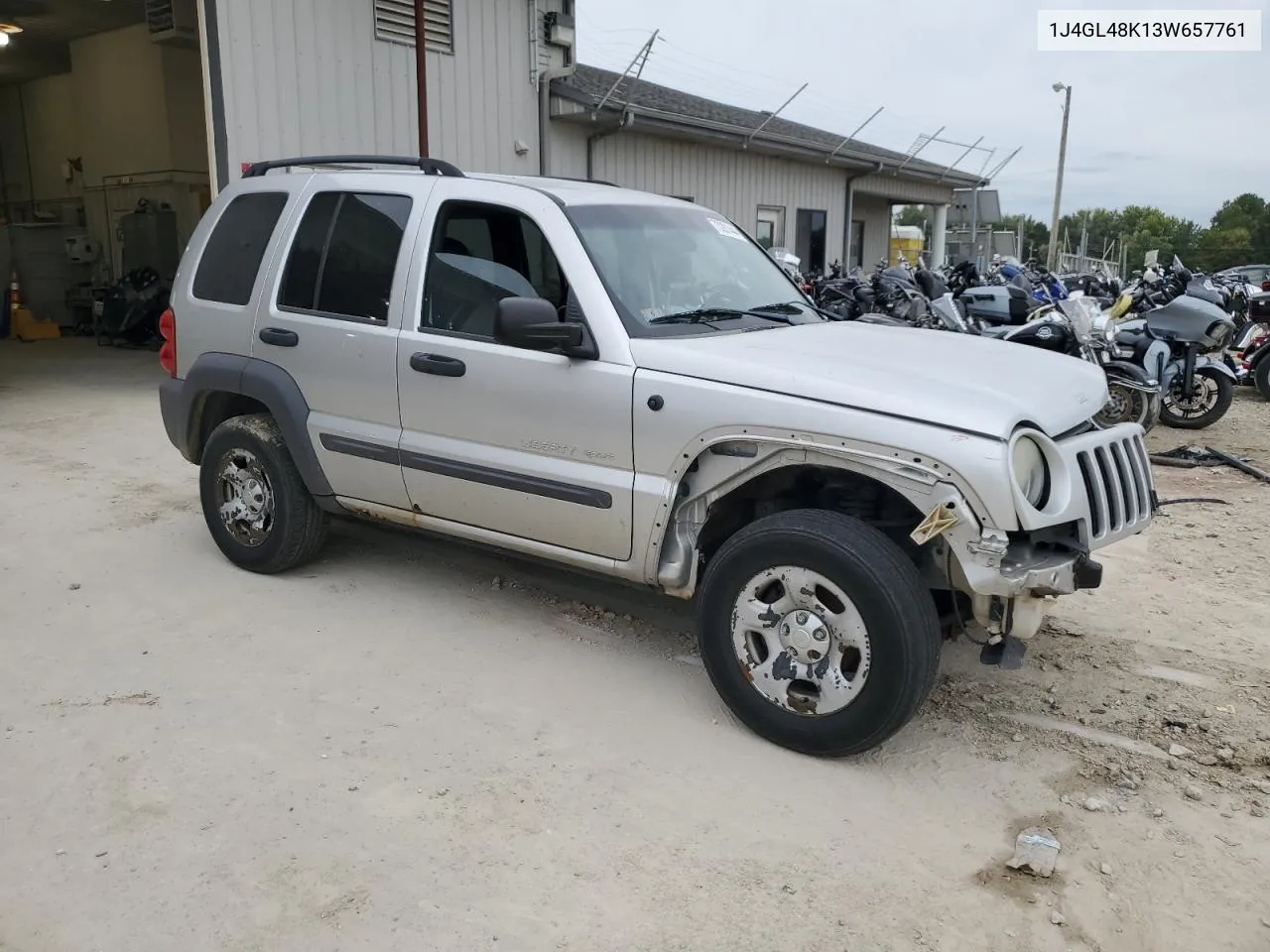 2003 Jeep Liberty Sport VIN: 1J4GL48K13W657761 Lot: 73281444