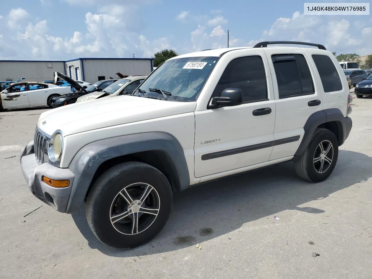 2004 Jeep Liberty Sport VIN: 1J4GK48K04W176985 Lot: 67560184