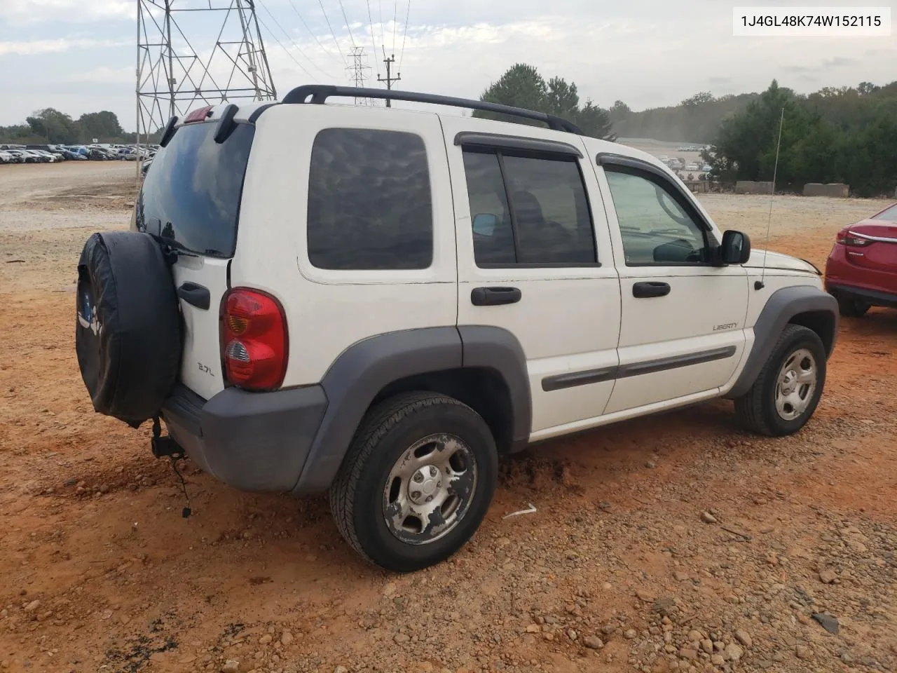 1J4GL48K74W152115 2004 Jeep Liberty Sport