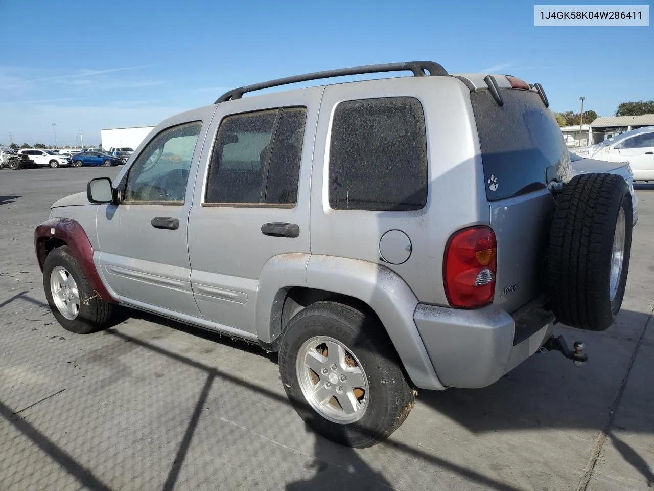 2004 Jeep Liberty Limited VIN: 1J4GK58K04W286411 Lot: 75655484