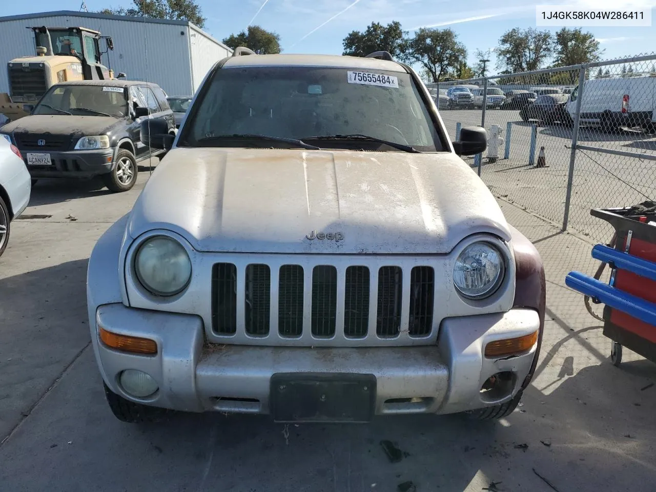 2004 Jeep Liberty Limited VIN: 1J4GK58K04W286411 Lot: 75655484