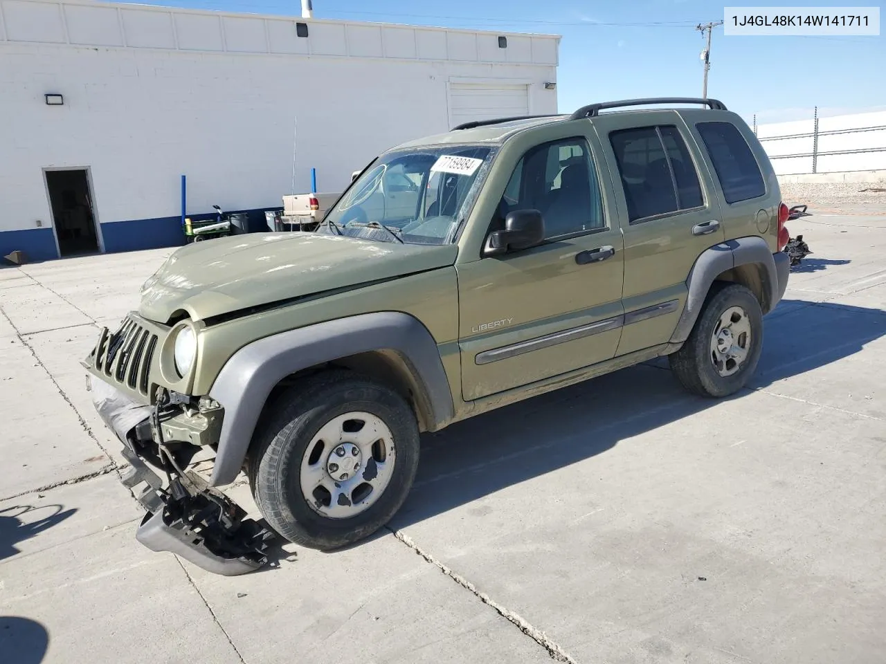 2004 Jeep Liberty Sport VIN: 1J4GL48K14W141711 Lot: 77159984