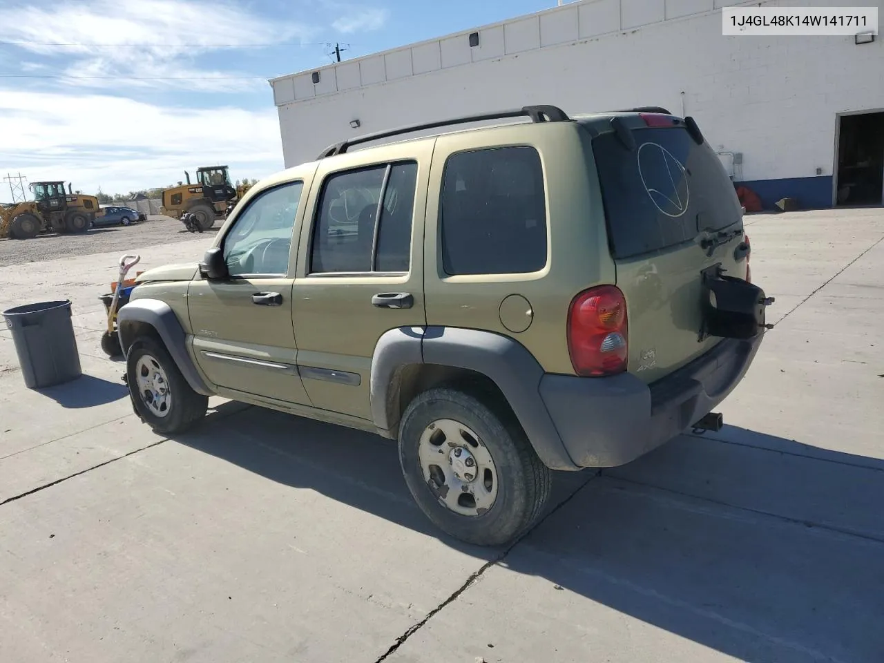 2004 Jeep Liberty Sport VIN: 1J4GL48K14W141711 Lot: 77159984