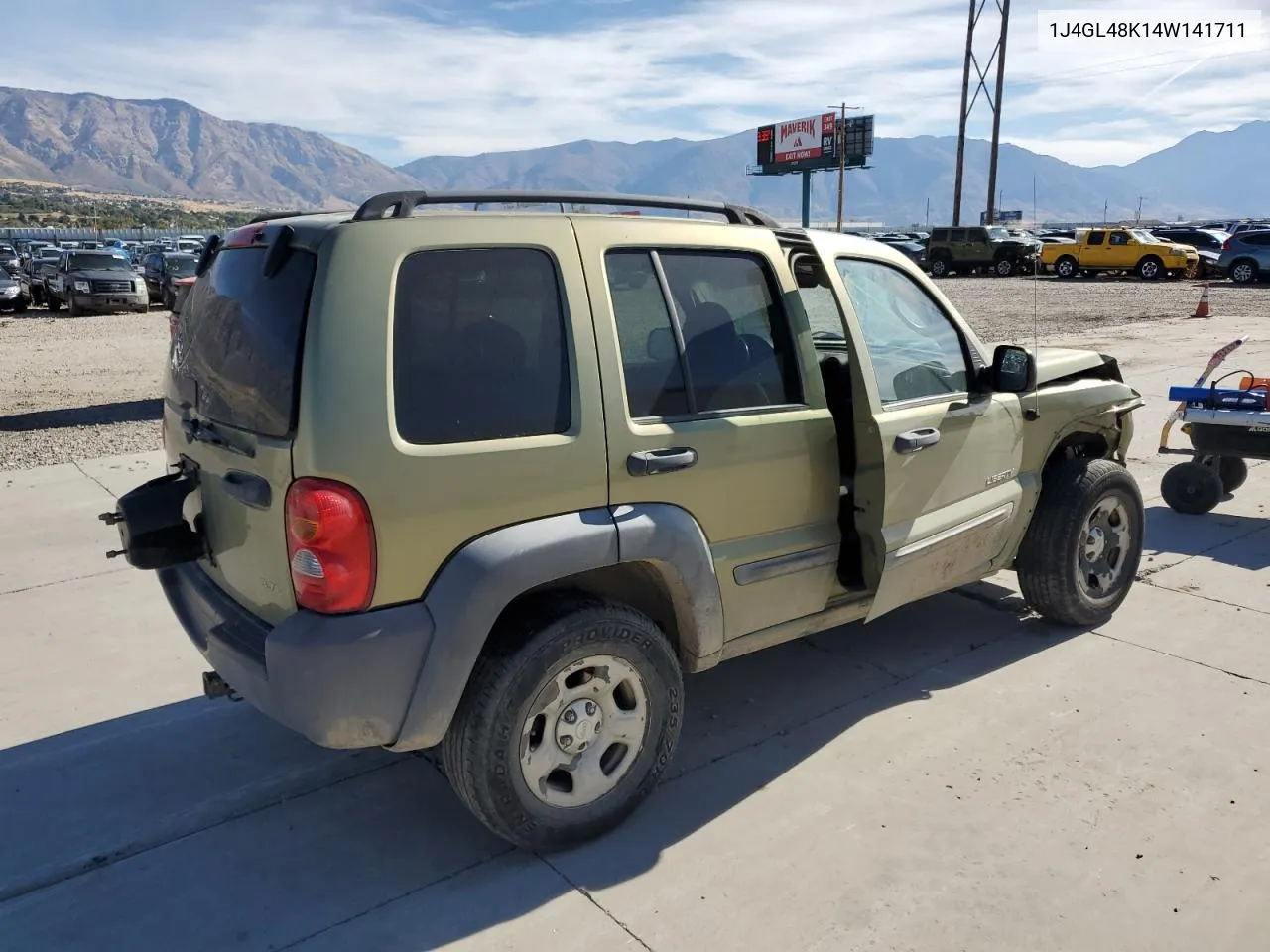 2004 Jeep Liberty Sport VIN: 1J4GL48K14W141711 Lot: 77159984