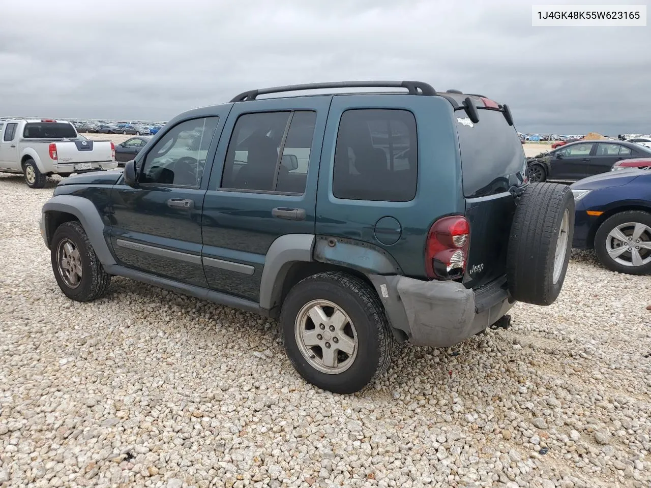 2005 Jeep Liberty Sport VIN: 1J4GK48K55W623165 Lot: 63063664