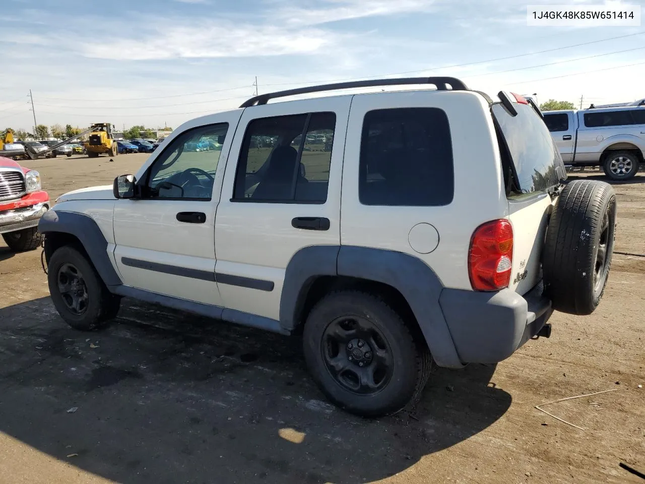 2005 Jeep Liberty Sport VIN: 1J4GK48K85W651414 Lot: 71070124