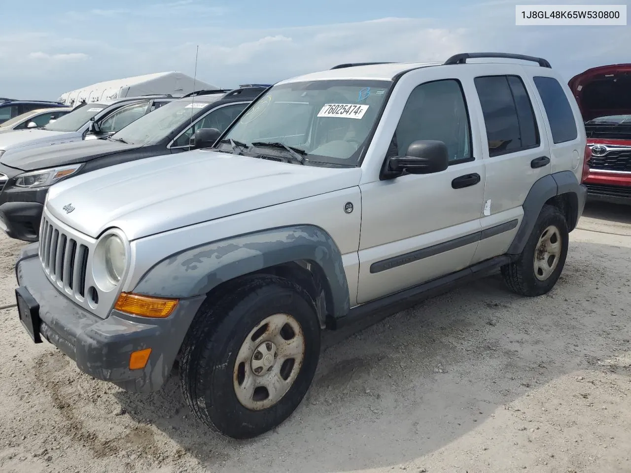 2005 Jeep Liberty Sport VIN: 1J8GL48K65W530800 Lot: 76025474