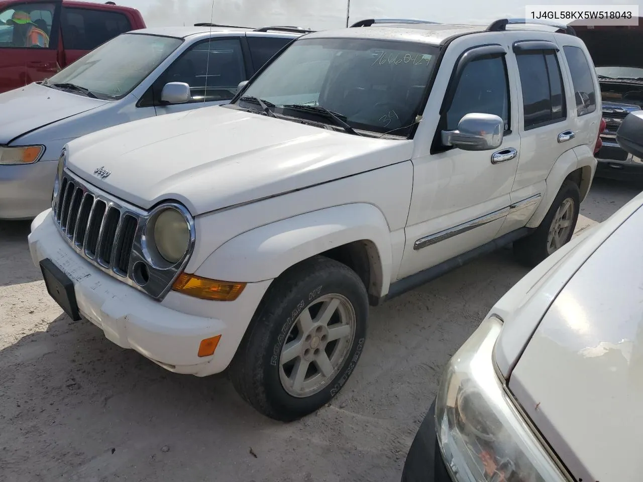 2005 Jeep Liberty Limited VIN: 1J4GL58KX5W518043 Lot: 76660424