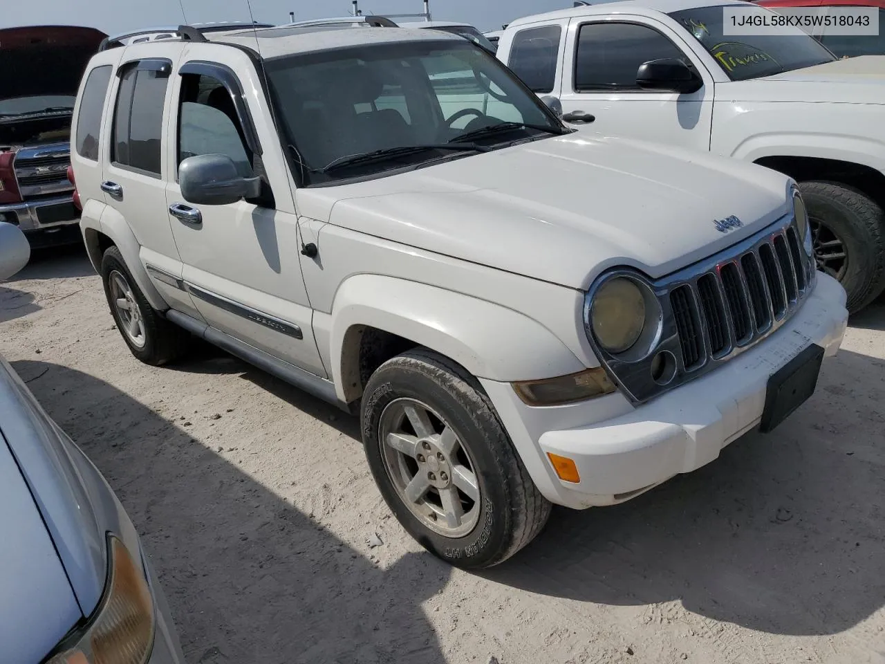 2005 Jeep Liberty Limited VIN: 1J4GL58KX5W518043 Lot: 76660424