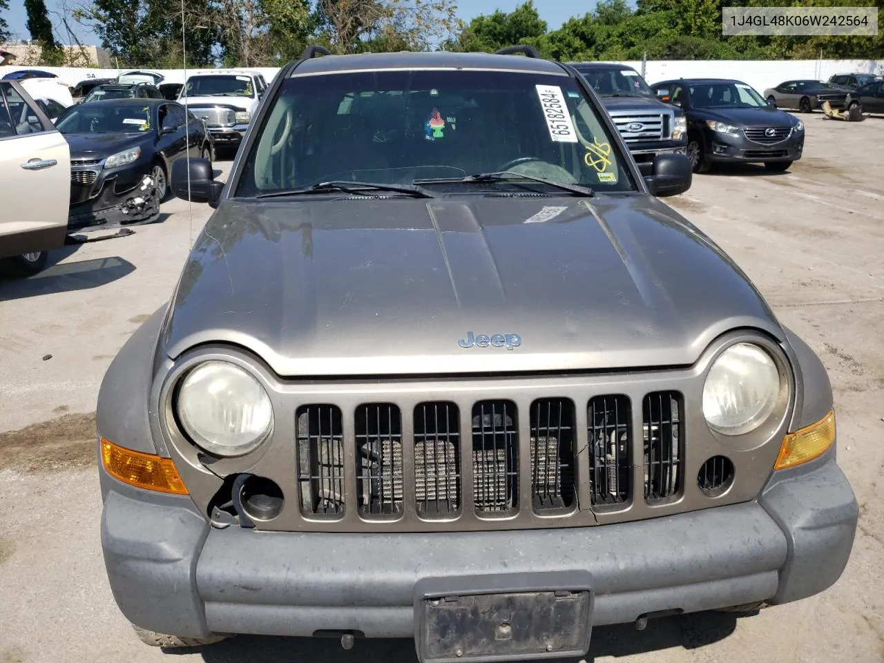 2006 Jeep Liberty Sport VIN: 1J4GL48K06W242564 Lot: 65182584