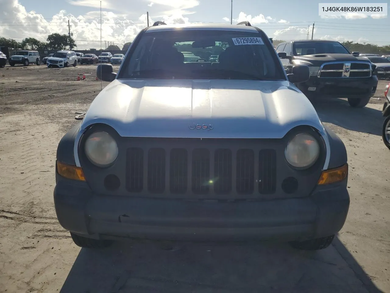 2006 Jeep Liberty Sport VIN: 1J4GK48K86W183251 Lot: 67295894