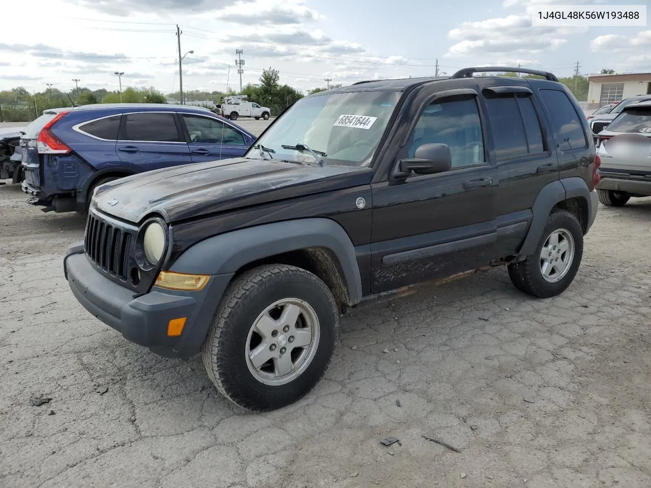 2006 Jeep Liberty Sport VIN: 1J4GL48K56W193488 Lot: 68541644