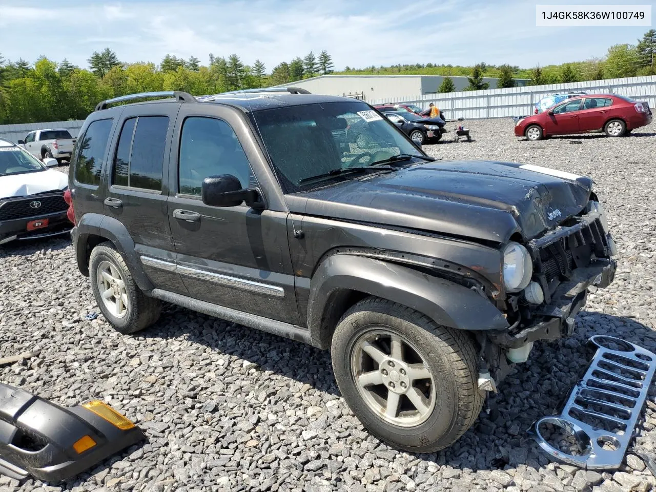 2006 Jeep Liberty Limited VIN: 1J4GK58K36W100749 Lot: 70022634