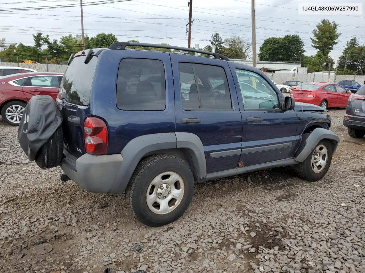 1J4GL48K06W287990 2006 Jeep Liberty Sport