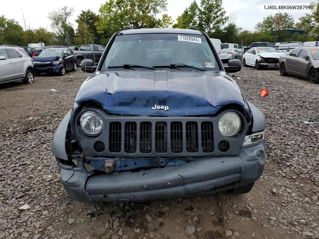 2006 Jeep Liberty Sport VIN: 1J4GL48K06W287990 Lot: 71828944