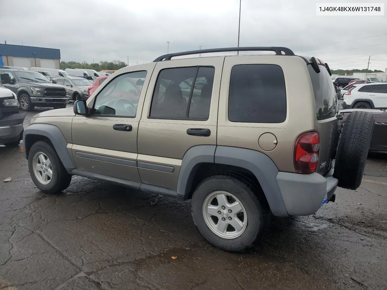 2006 Jeep Liberty Sport VIN: 1J4GK48KX6W131748 Lot: 72652584