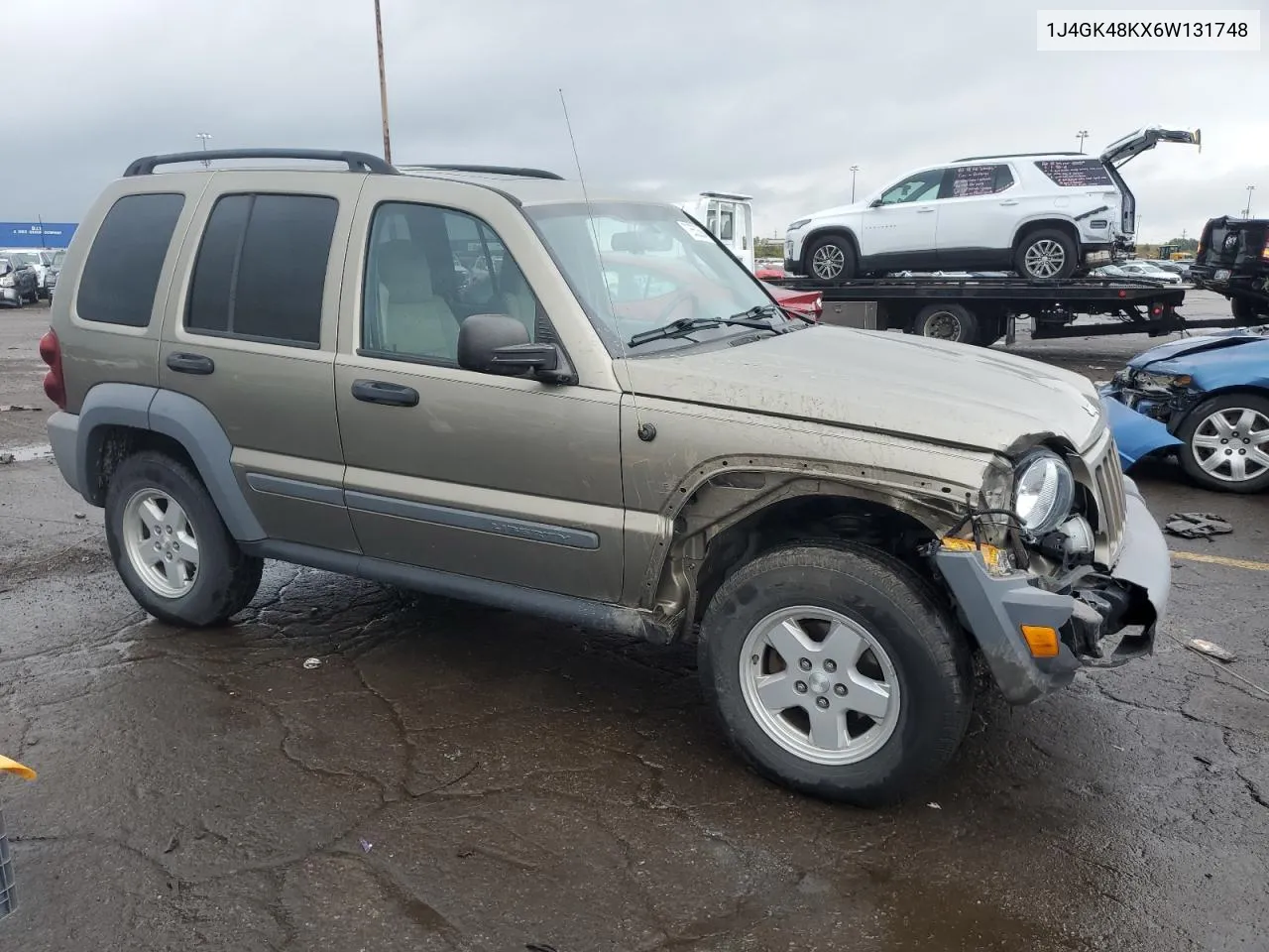 2006 Jeep Liberty Sport VIN: 1J4GK48KX6W131748 Lot: 72652584