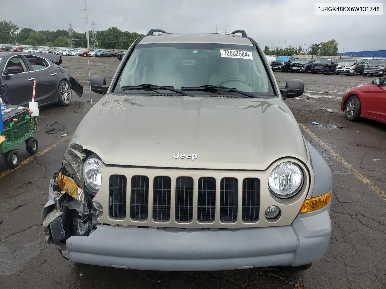 2006 Jeep Liberty Sport VIN: 1J4GK48KX6W131748 Lot: 72652584