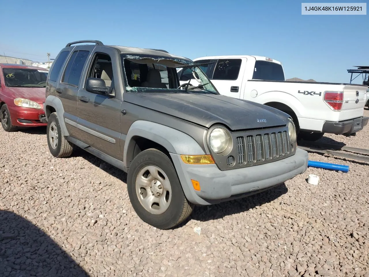 1J4GK48K16W125921 2006 Jeep Liberty Sport